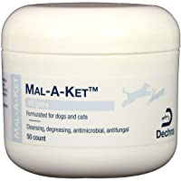 Los mejores  - Dechra Mal-a-ket Toallitas para la Piel Sana Soporte para Perros- Gatos 50ct